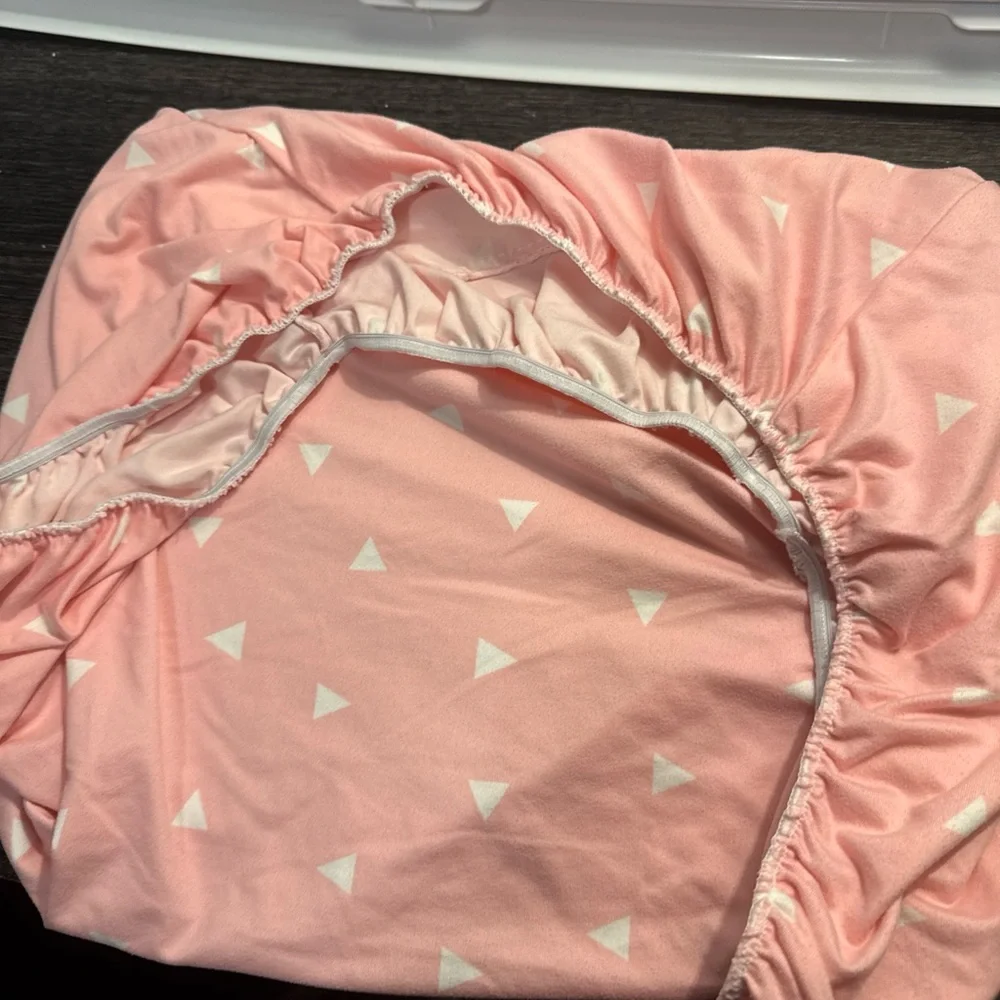 Cozy Pink and Gray Blanket